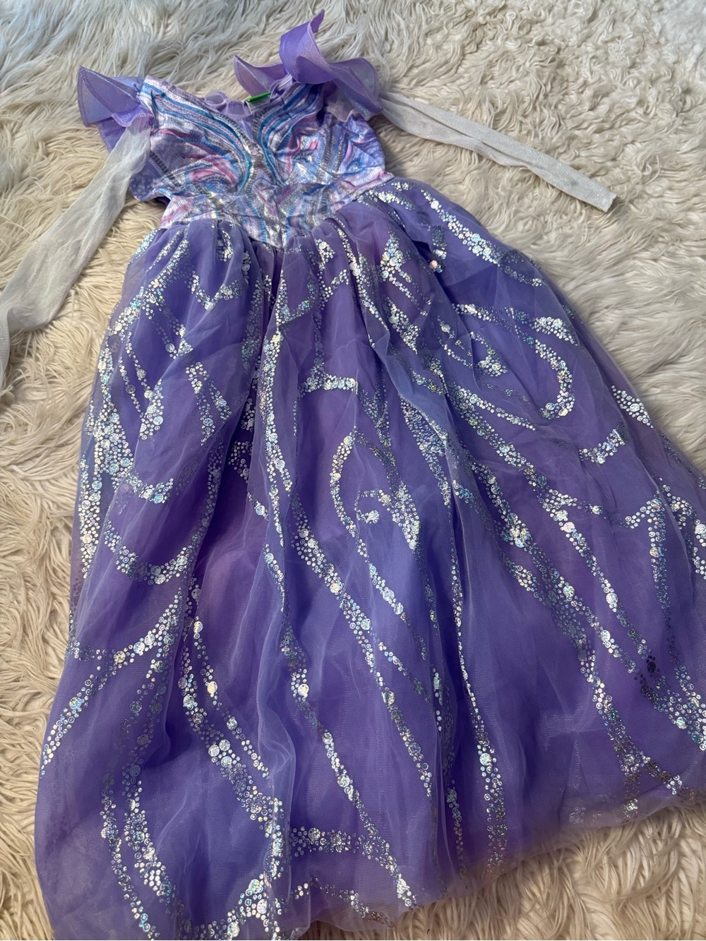 Girls wicked Glinda costume (E6)